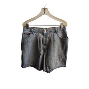 Vintage Gitano high rise light wash mom jean shorts